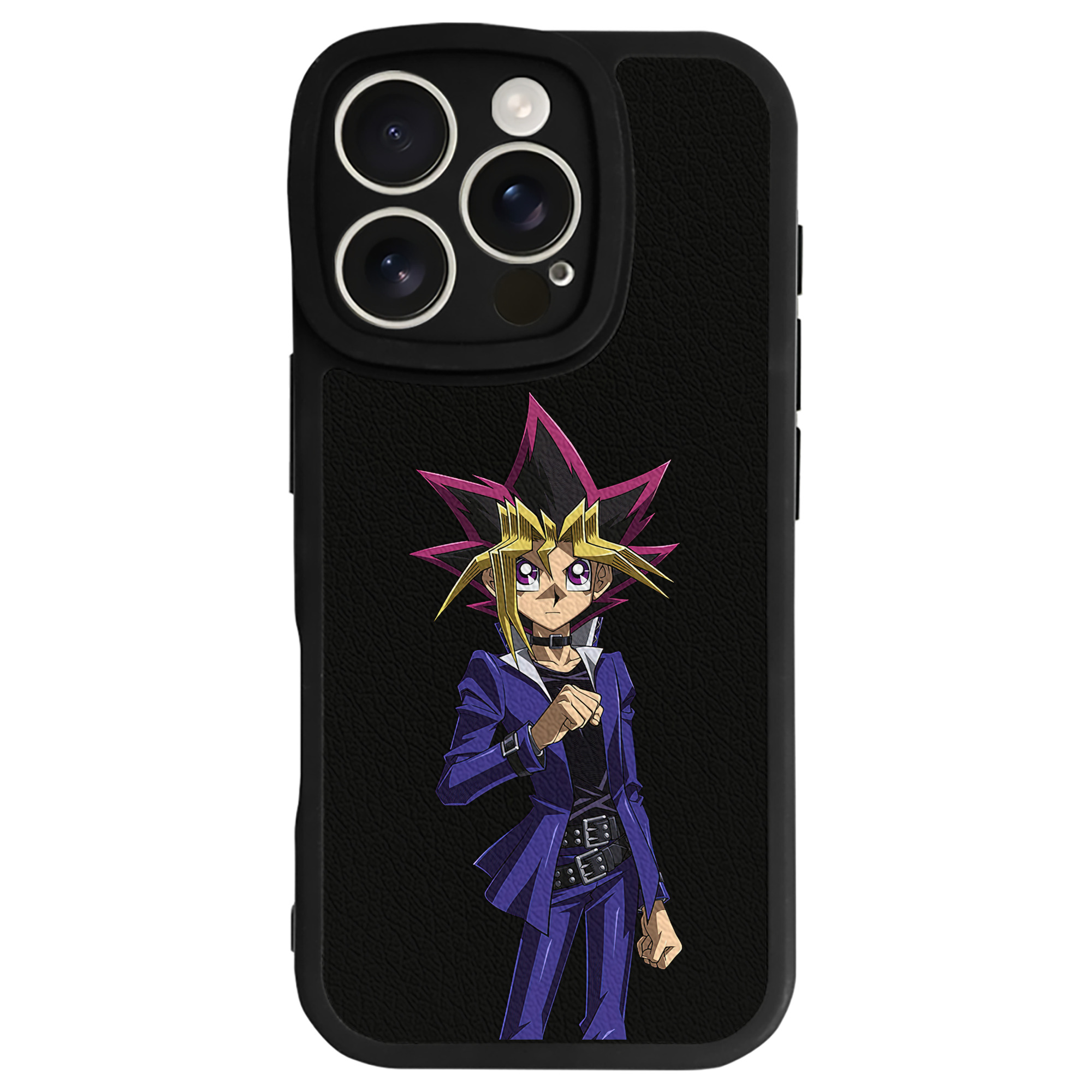 遊☆戯☆王 Yu-Gi-Oh! 【iPhone 16シリーズ対応】シリコンスマホケース（レザー調） 材質：シリコン